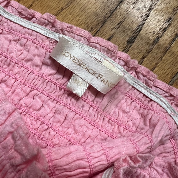 Loveshackfancy smocked ruffle tube top - Picture 2 of 3